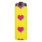 Bouteilles Isothermes Joyful Neon Love Retro Vaporwave Hearts Fun (Devant)
