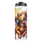 Bouteilles Isothermes Joyride floral de Dachshund (Devant)