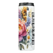 Bouteilles Isothermes Joyride floral de Dachshund (Dos)