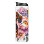 Bouteilles Isothermes Joyride floral de Dachshund (Tourné sur la droite)