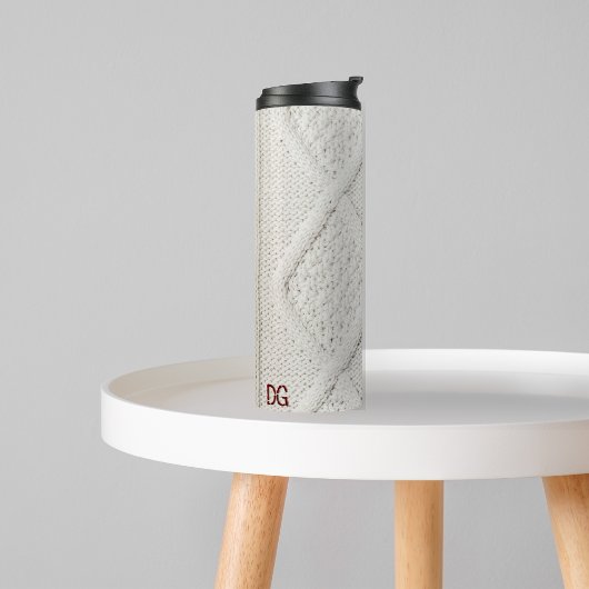 Bouteilles Isothermes Jumeau à genoux douillette molletonnée initiales b