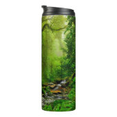 Bouteilles Isothermes jungle népalaise avec rivière, forêt, sol, rivière (Tourné sur la droite)