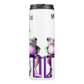 Bouteilles Isothermes "Just Here for the Beads" Mardi Gras  (Dos)