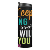 Bouteilles Isothermes Just Keep Praying God Will Guide You (Tourné sur la droite)