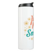 Bouteilles Isothermes "Just Keep Smiling" with Cheerful Daisies (Tourné sur la gauche)