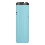 Bouteilles Isothermes Just Married add couple name date year wedding sim (Dos)