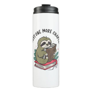 Bouteilles Isothermes Juste un chapitre de plus Cute Sloth Bookworm Slot