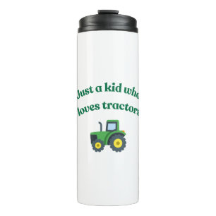 Bouteilles Isothermes Juste un enfant qui aime les tracteurs - Tumbler