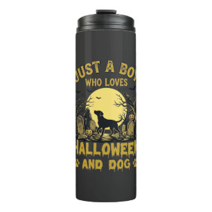 Bouteilles Isothermes Juste un garçon qui aime Halloween Chien Pleine Lu
