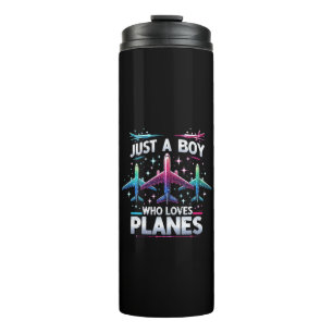 Bouteilles Isothermes Juste un garçon qui aime les avions