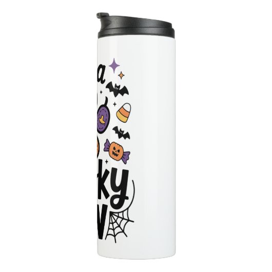 Bouteilles Isothermes Juste Un PNG Paw Éffrayant, Halloween Chien (Tourné sur la droite)