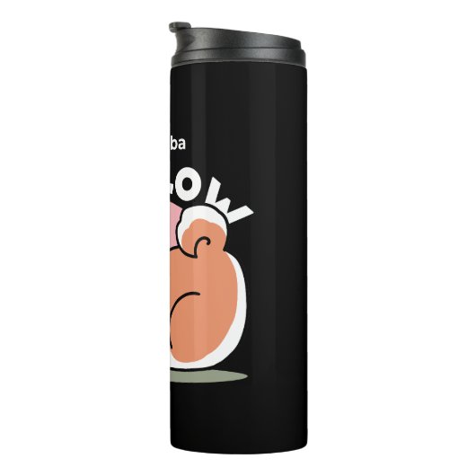 Bouteilles Isothermes Juste un Shiba allongé bas : mignonne conception S (Tourné sur la droite)