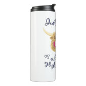 Bouteilles Isothermes Juste Une Fille Qui Aime La Classe Des Vaches Écos (Tourné sur la gauche)