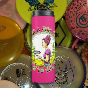 Bouteilles Isothermes Juste une fille qui aime lancer   Disc Golf 