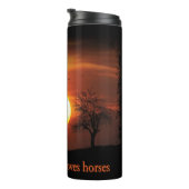 Bouteilles Isothermes juste une fille qui aime les chevaux (Tourné sur la droite)