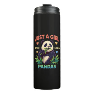 Bouteilles Isothermes Juste une fille qui aime les pandas mignons