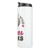 Bouteilles Isothermes Juste une fille qui aime les rochers géologue (Tourné sur la droite)