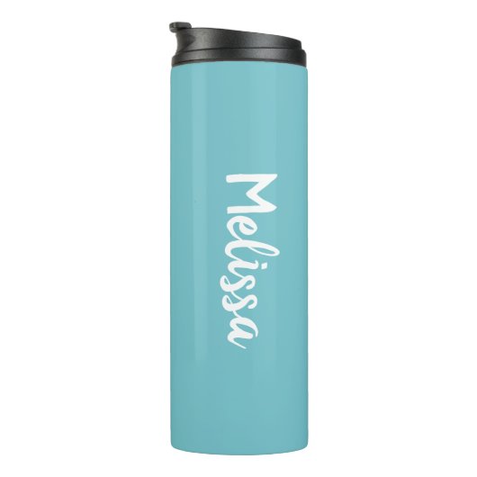 Bouteilles Isothermes JW Cadeaux Personnalisés Best Life Ever - Bleu (Tourné sur la droite)