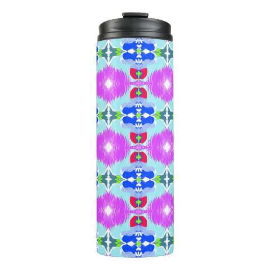 Bouteilles Isothermes Kaleidoscope Fleur d'Azur (Devant)