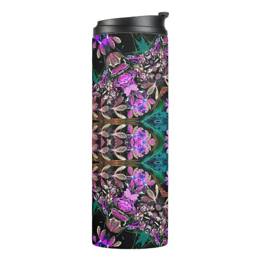 Bouteilles Isothermes Kaleidoscope floral (Tourné sur la gauche)