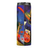 Bouteilles Isothermes Kandinsky - En Bleu, oeuvres d'art célèbres (Dos)