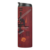 Bouteilles Isothermes Kandinsky - Rouge mouillé (Tourné sur la droite)