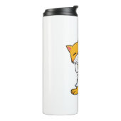 Bouteilles Isothermes Karate Cat Cartoon Drôle (Tourné sur la gauche)