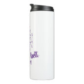 Bouteilles Isothermes Karate moderne tendance Silhouette Girly rose Mart (Tourné sur la droite)