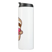 Bouteilles Isothermes Kawaii Chibi Sloth Hugging Heart � Cute Adorable S (Tourné sur la droite)