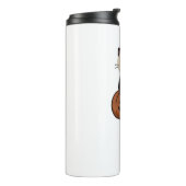 Bouteilles Isothermes Kawaii Halloween Chat et citrouille T-shirt surdim (Tourné sur la gauche)