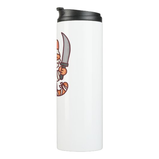 Bouteilles Isothermes Kawaii Halloween chat maman avec épée classique T- (Tourné sur la droite)