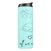 Bouteilles Isothermes kawaii mignon amour (Tourné sur la gauche)