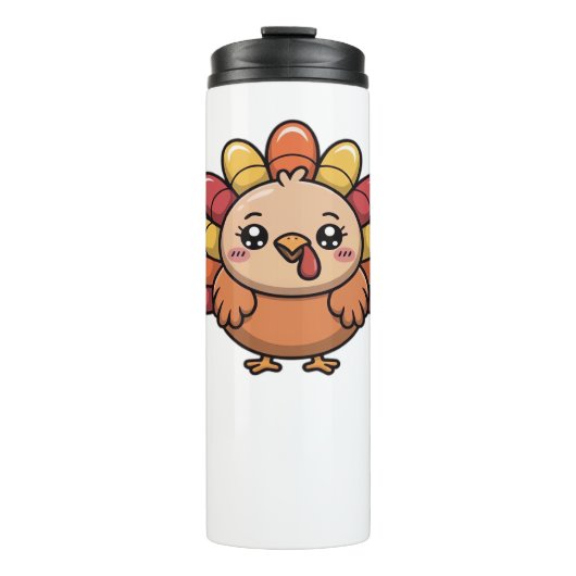 Bouteilles Isothermes kawaii thanksgiving turkey Classic T-shirt_1 (Devant)