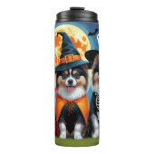 Bouteilles Isothermes Keeshond Chiens Citrouille Halloween Funny (Devant)