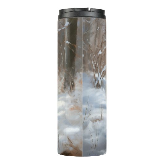 Bouteilles Isothermes Keeshond Qu'Il Neige Noël (Dos)