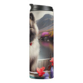 Bouteilles Isothermes Keeshone sur une pagaie : une aventure Pittoresque (Tourné sur la droite)