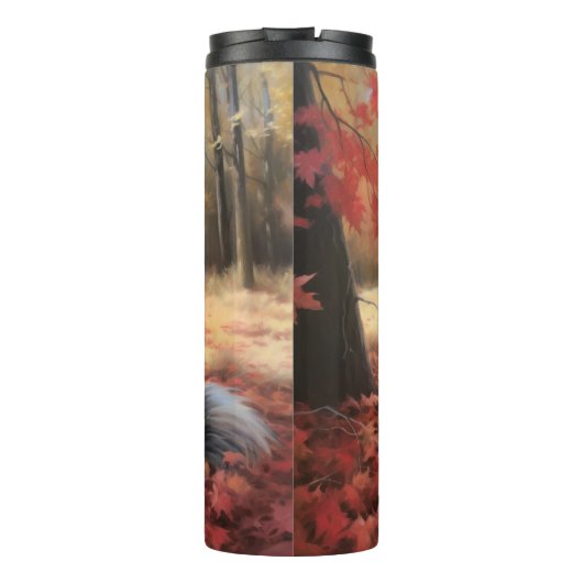 Bouteilles Isothermes Keeshony en automne Leaves Fall Inspire (Dos)