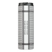 Bouteilles Isothermes Keffiyeh Palestine Motif noir (Dos)