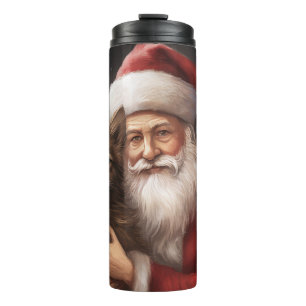 Bouteilles Isothermes Kelpie australien avec le Père Noël de Noël