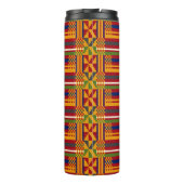 Bouteilles Isothermes Kente Motif ethnique - Textile africain dynamique (Dos)