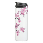 Bouteilles Isothermes Kimono japonais Sakura noir et blanc (Tourné sur la droite)