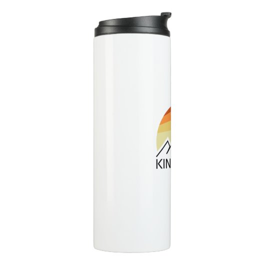 Bouteilles Isothermes Kings Peak Utah Retro (Tourné sur la gauche)