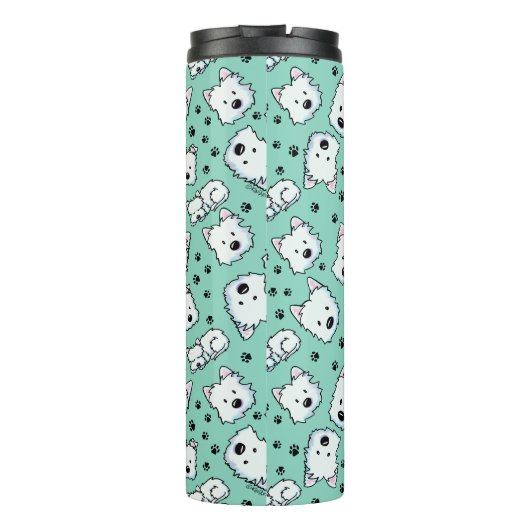 Bouteilles Isothermes KiniArt Westie Lover (Dos)