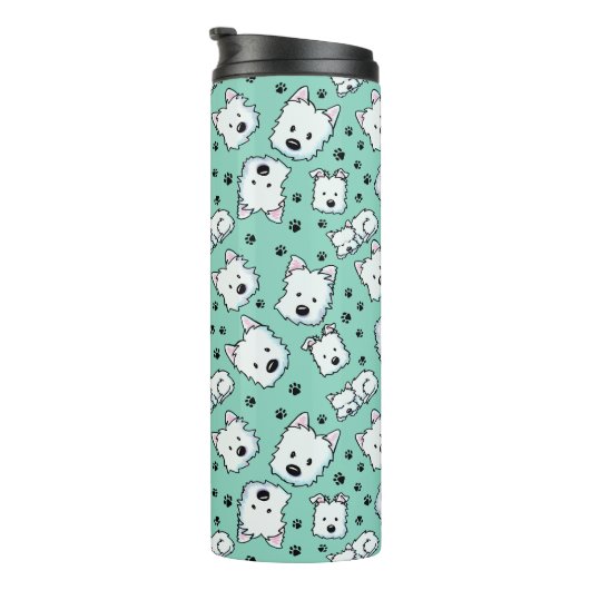 Bouteilles Isothermes KiniArt Westie Lover (Tourné sur la droite)