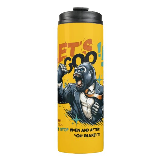 BOUTEILLES ISOTHERMES KITCHEN LET'S GOO LESSONS LEARN THERMAL TUMBLER (Devant)