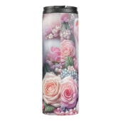 Bouteilles Isothermes Kitten à la bouffée Entouré de Roses (Dos)