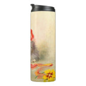 Bouteilles Isothermes Kitten avec ruban rouge (Tourné sur la droite)