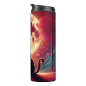 Bouteilles Isothermes Kitten Silhouette Moonlight Valentine (Tourné sur la droite)