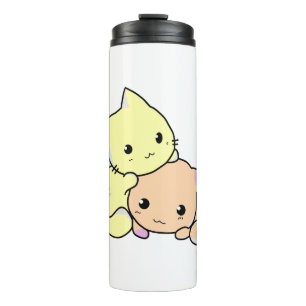 Bouteilles Isothermes Kitties Caricature Snuggle Chats Cute Kittens