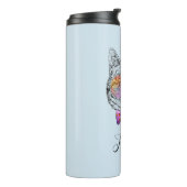 Bouteilles Isothermes Kitty sage KAT | ajoutent votre nom (Tourné sur la gauche)